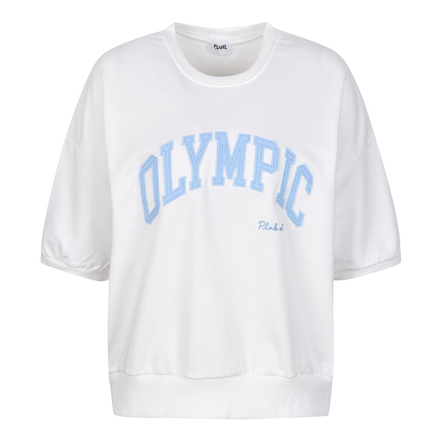 [1차 리오더] P_LABEL 올림픽 로고 아플리케 티셔츠 MW4ME453